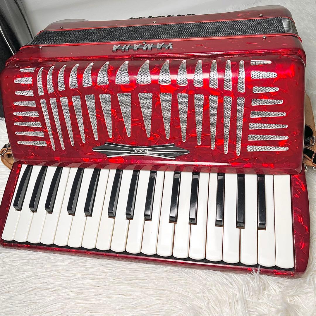 【良品】YAMAHA YA-21 アコーディオン 純正ケース付