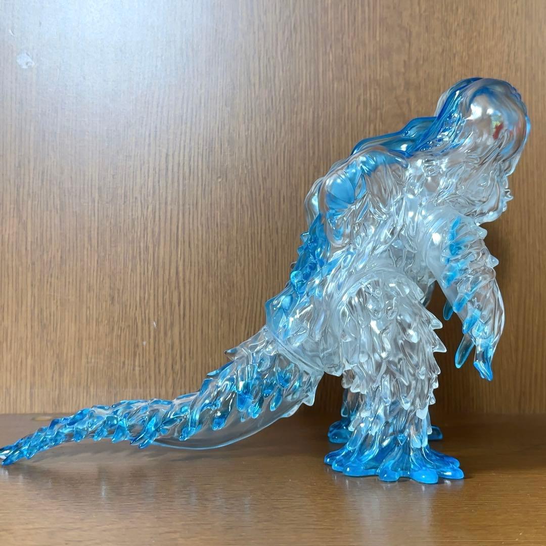 極美品 マルサン 東宝怪獣福袋 ヘドラ350 氷結ver ソフビ ゴジラ怪獣