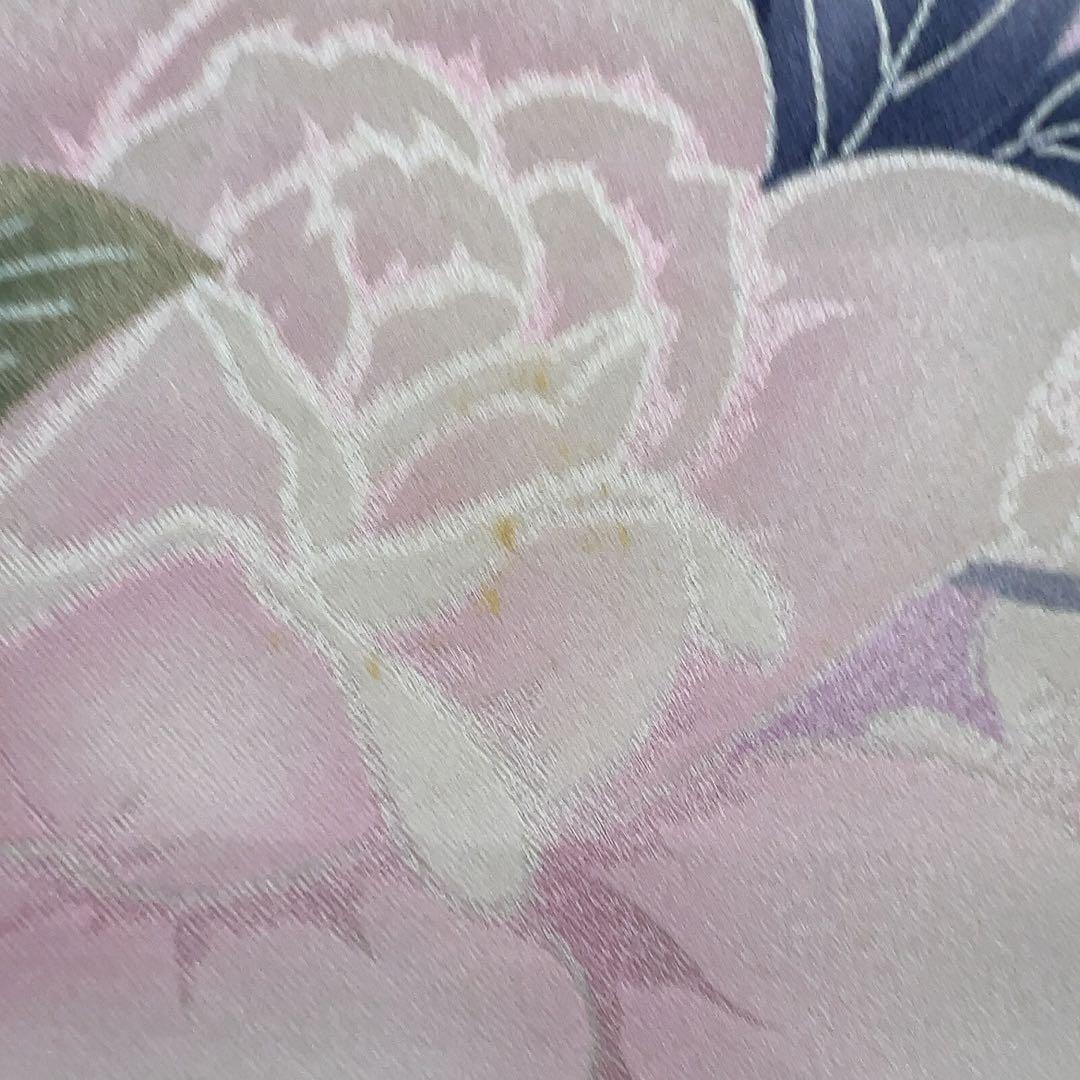 振袖　薔薇　桜　銀彩　着物　081tz