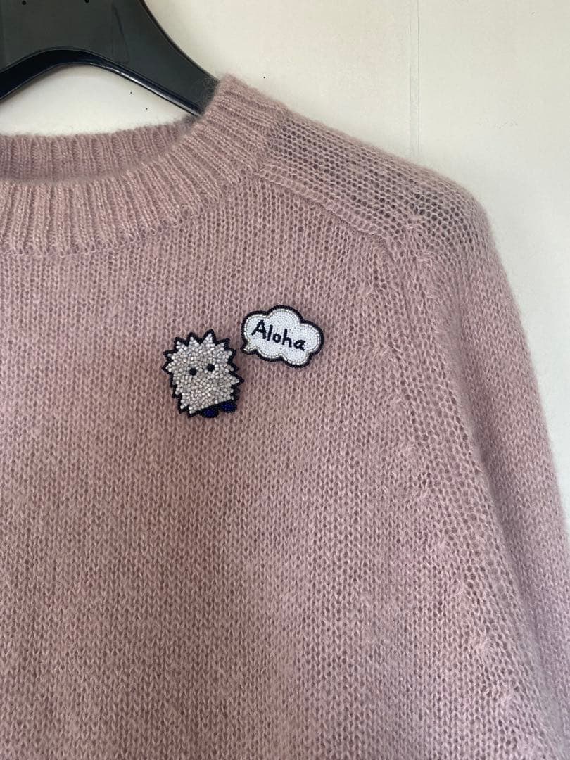 【しーちゃん】Aloha吹き出しブローチ+トゲトゲおばけブローチおまとめ