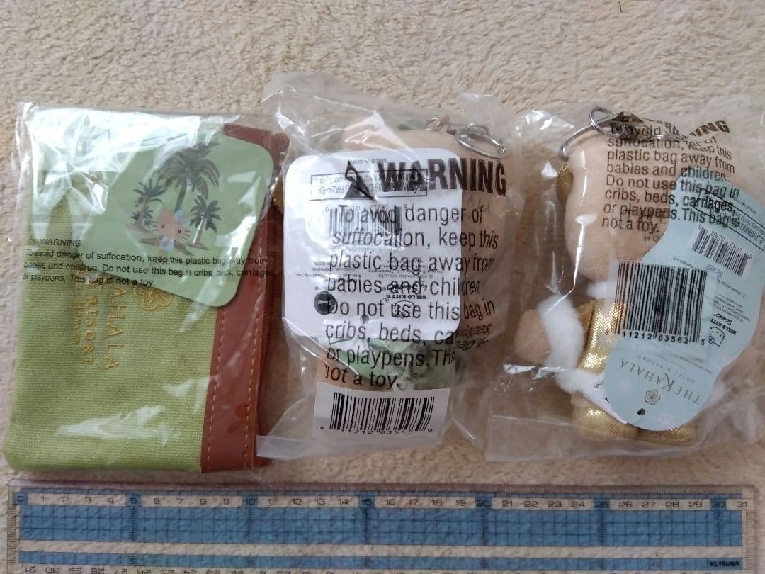 カハラ　キティ　ハワイ　ぬいぐるみ　ポーチ　限定　完売　3点セット