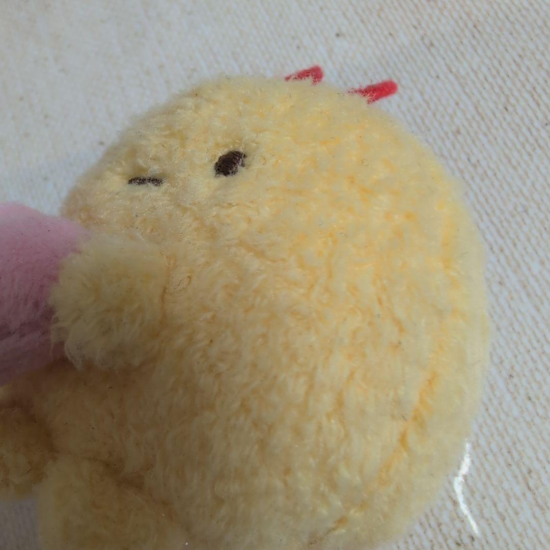 すみっコぐらしショップ限定　てのりぬいぐるみ　えびふらいのしっぽ　ハート