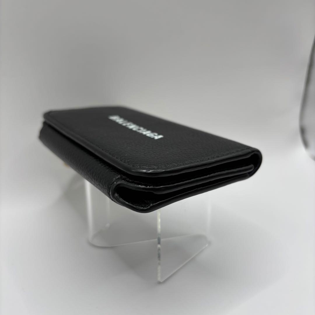 美品　BALENCIAGA キーケース　６連　ブラック　ゴールド　cash