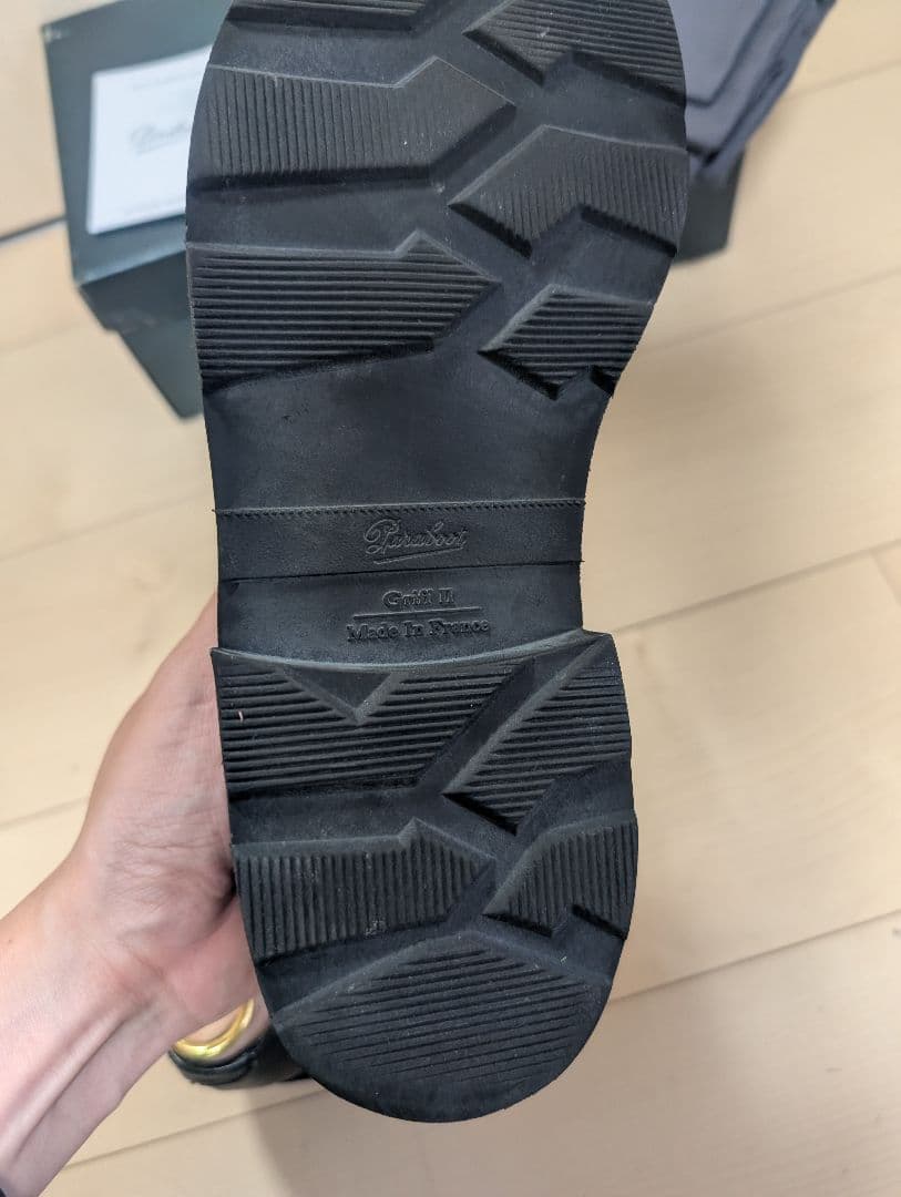 パラブーツ　アゼイ ブラック 8