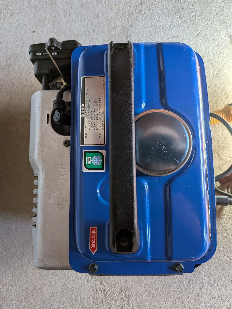 Yamaha EF7H 発電機　簡易整備
