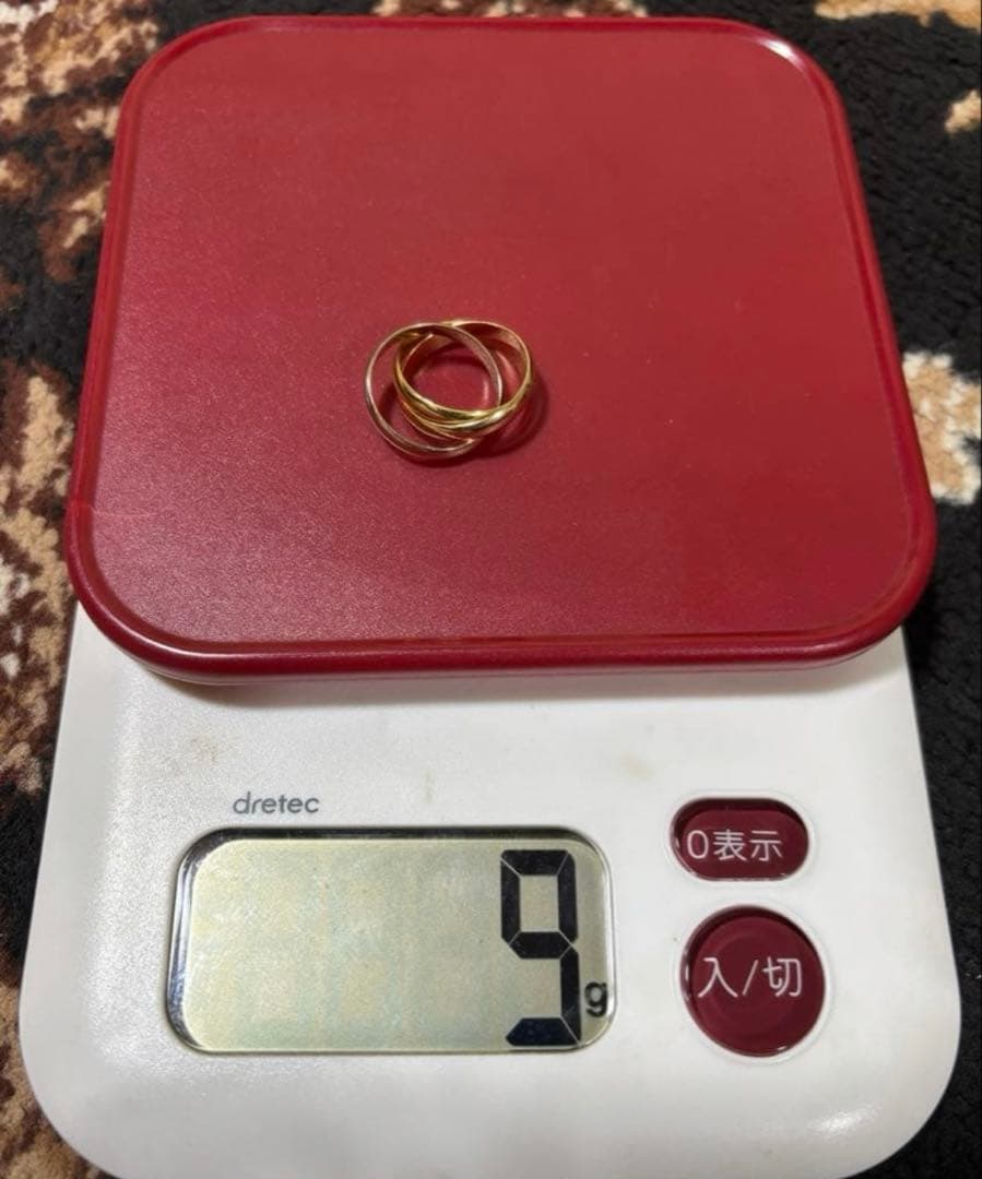 Cartier トリニティリング　#55 9g