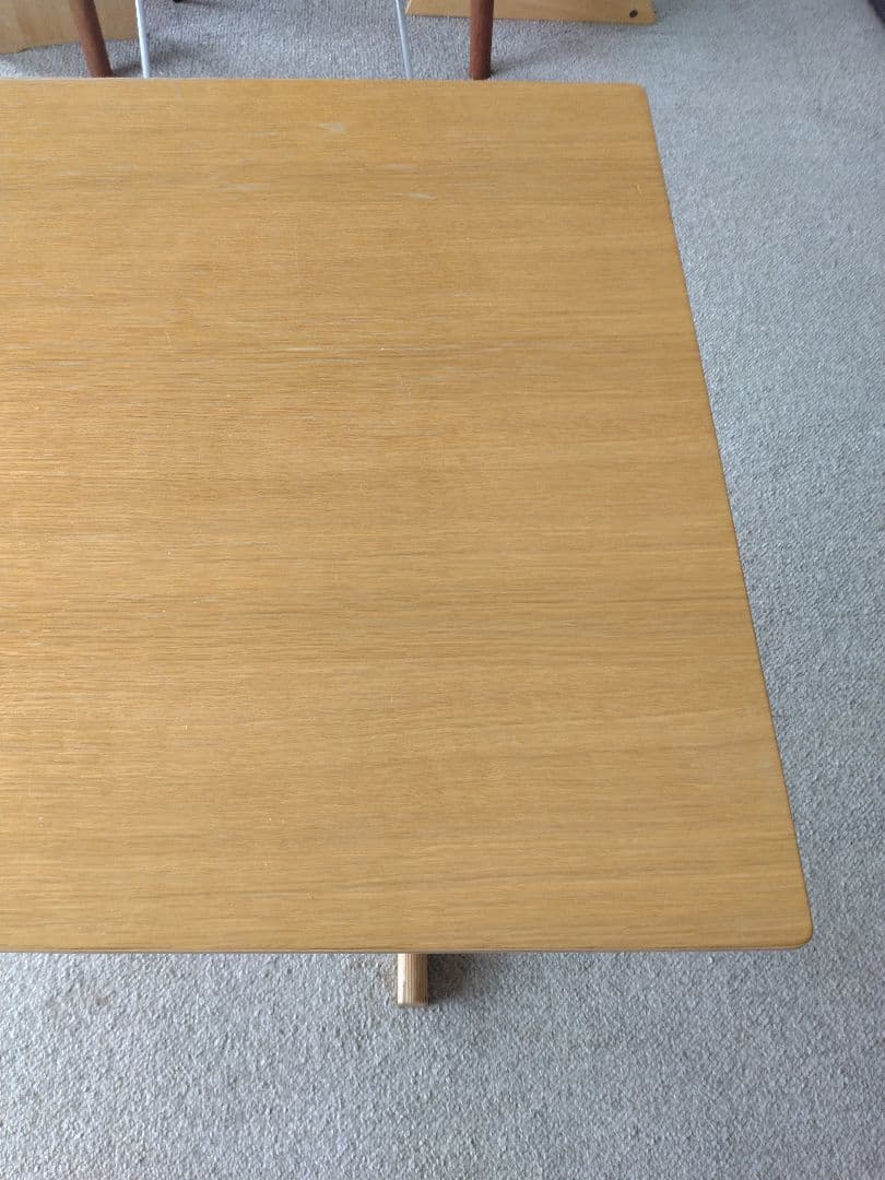 MUJI無印良品 ダイニングでリビングでもつかえるテーブル/オーク材130cm