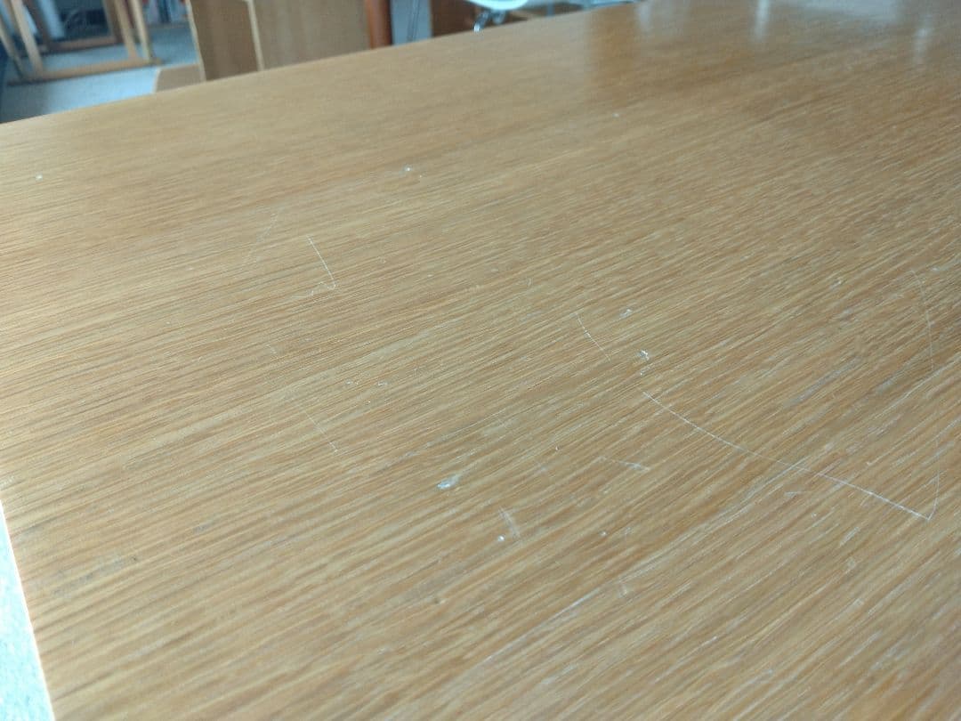 MUJI無印良品 ダイニングでリビングでもつかえるテーブル/オーク材130cm