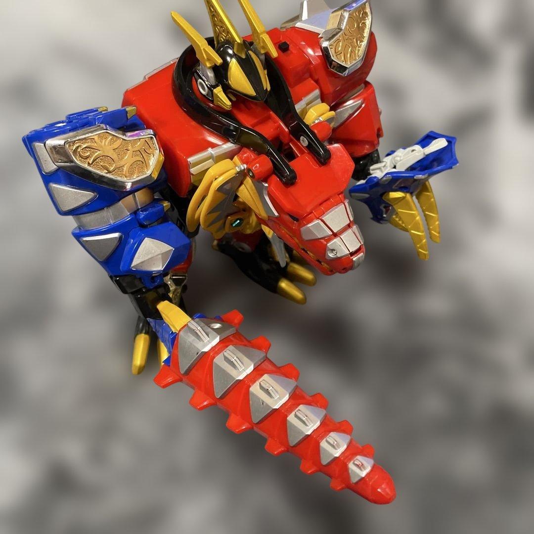 爆竜戦隊アバレンジャー　DX 爆竜合体アバレンオー 電動回転