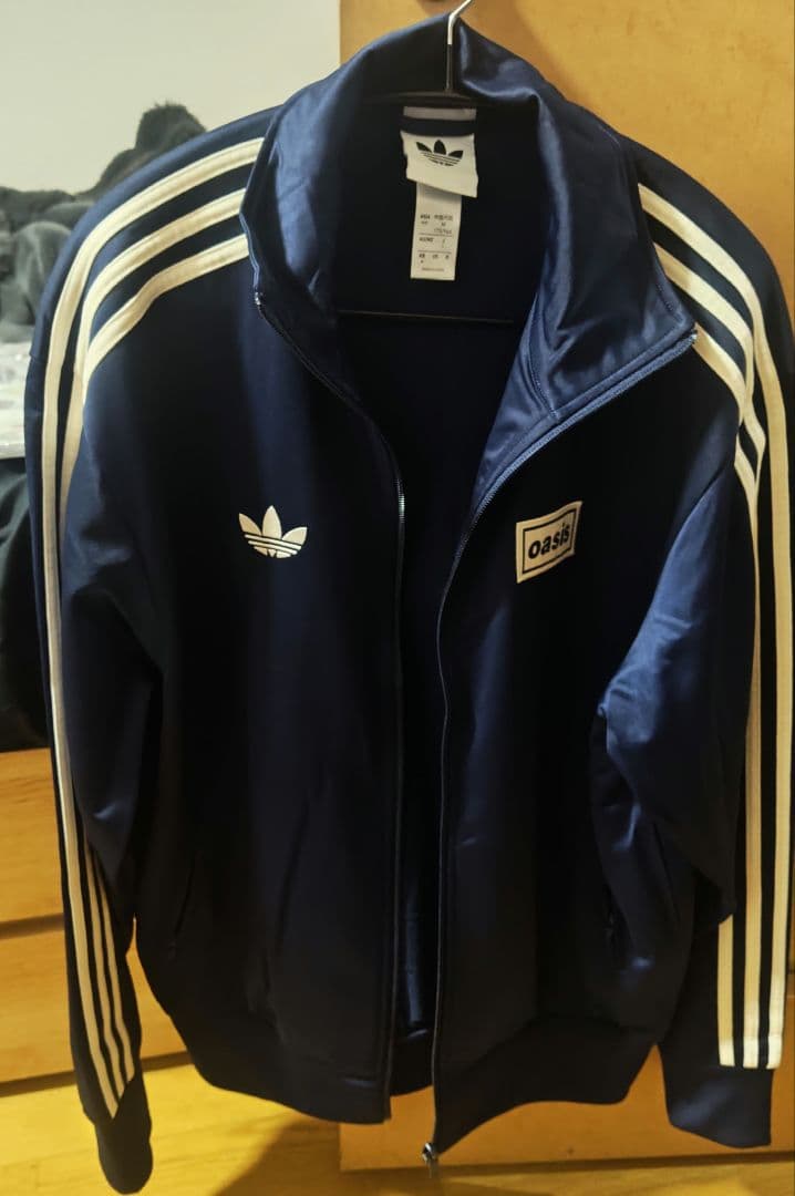 oasis adidasジャージ tokyoロゴあり ネイビー