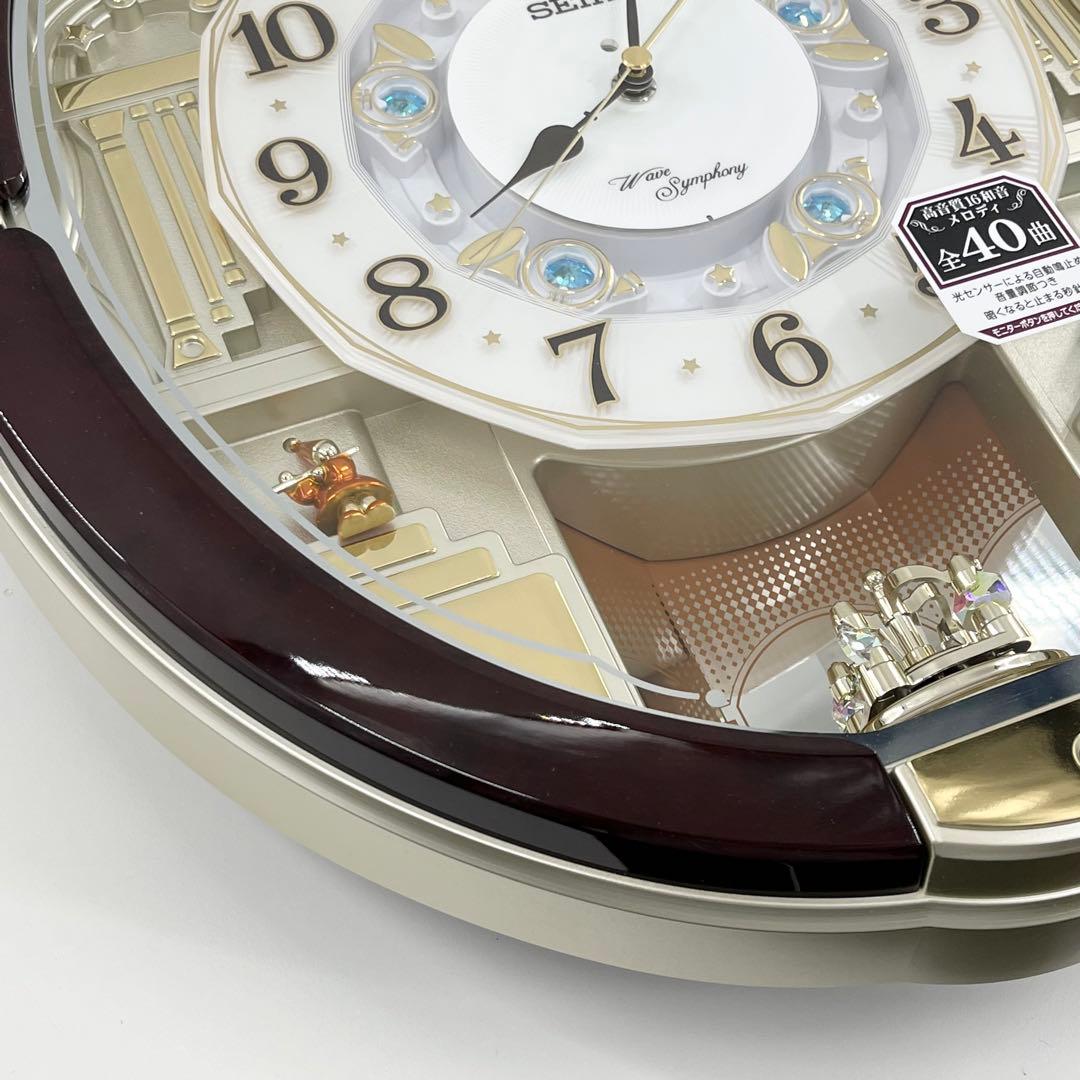 SEIKO セイコー 掛け時計 電波クロック からくり時計 RE581B