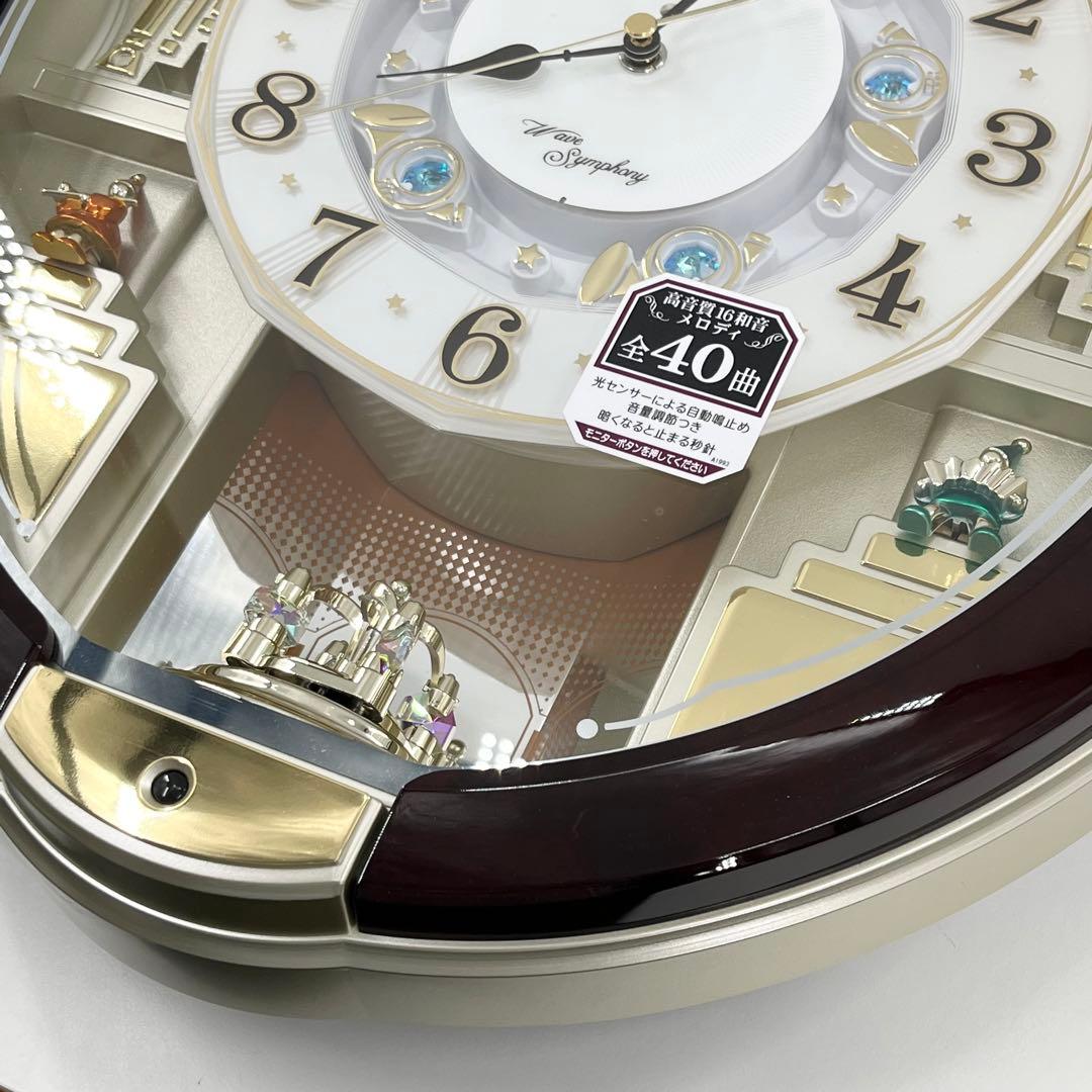 SEIKO セイコー 掛け時計 電波クロック からくり時計 RE581B