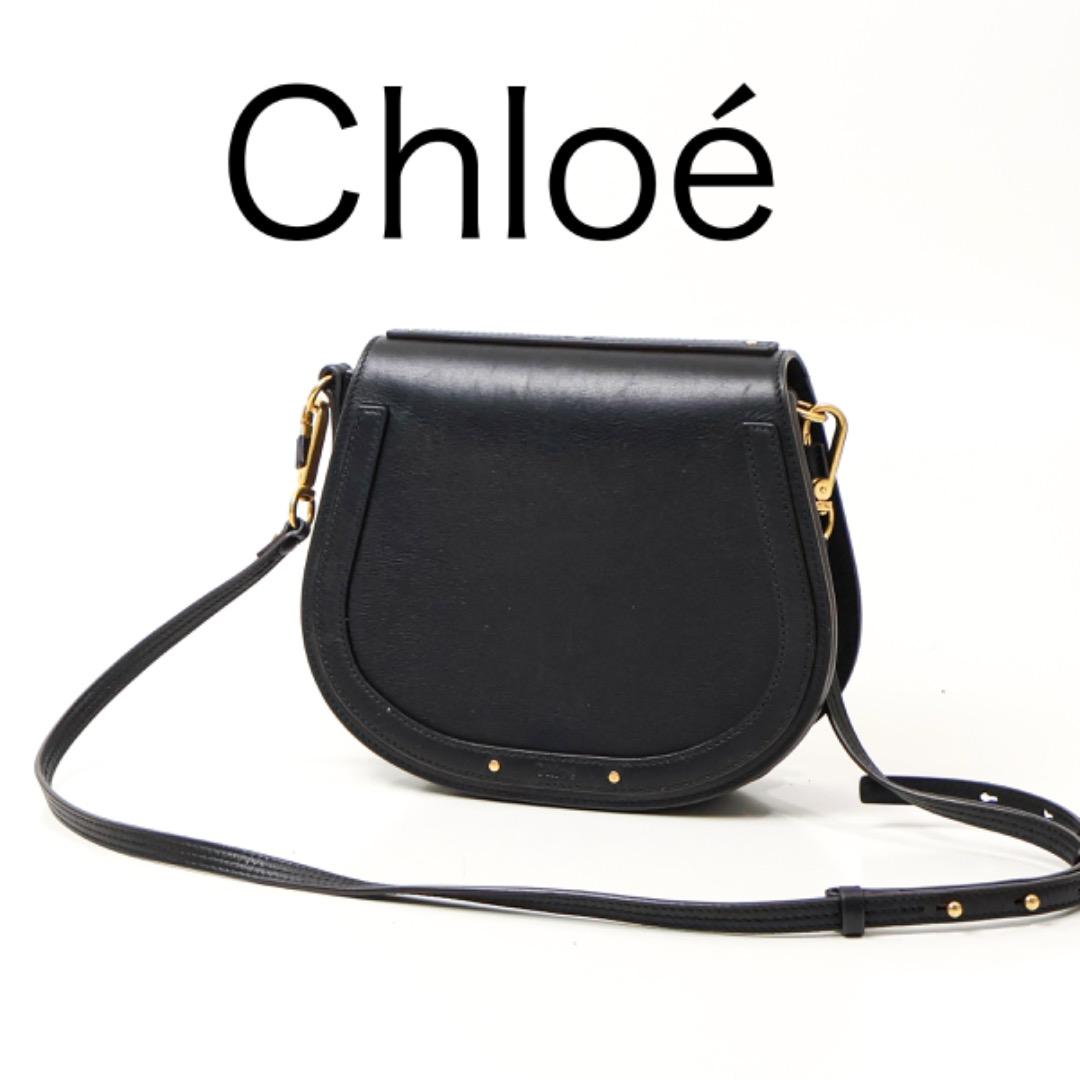 H5112-12◾️クロエ　ナイル　レザーショルダーバッグ
