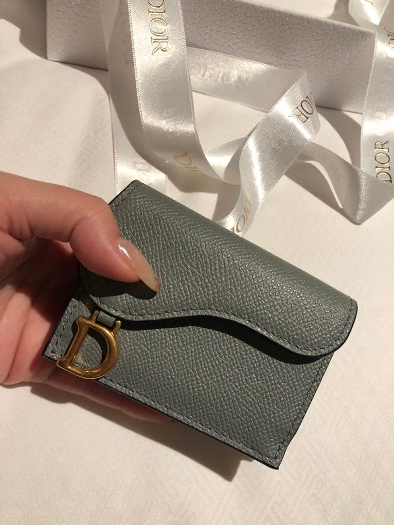 Dior 財布　三つ折り財布　サドルコンパクトウォレット