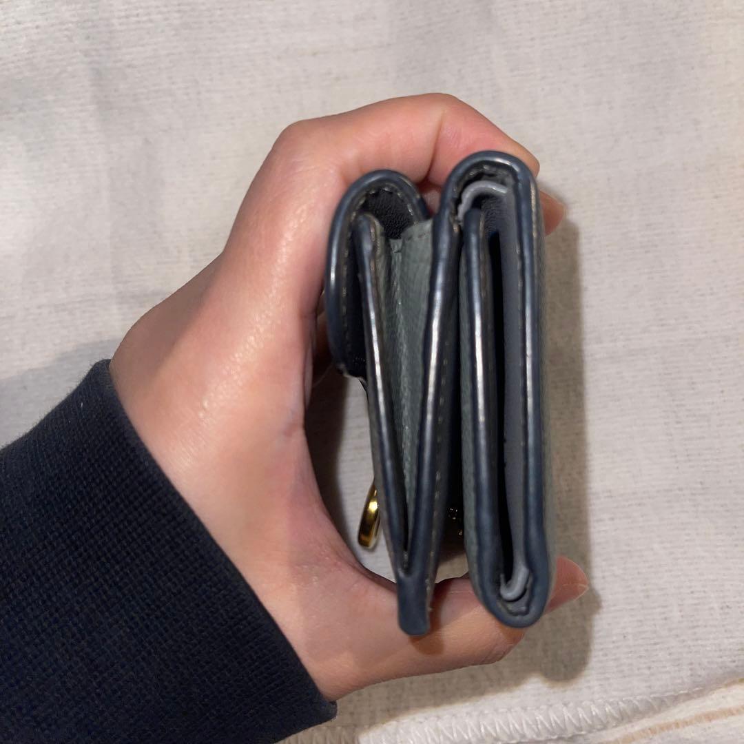 Dior 財布　三つ折り財布　サドルコンパクトウォレット