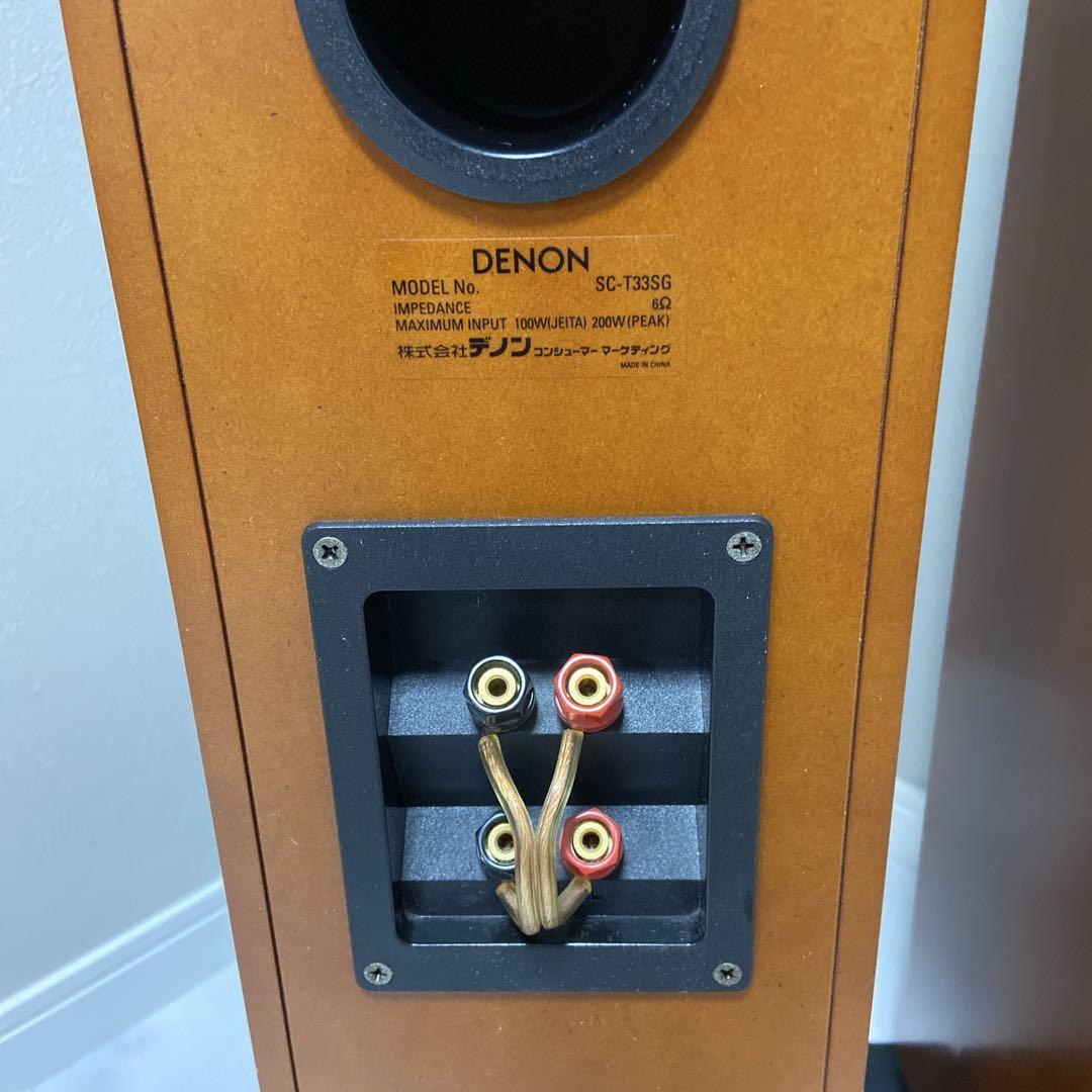 DENON デノン SC-T33SG トールボーイ　スピーカー ペア