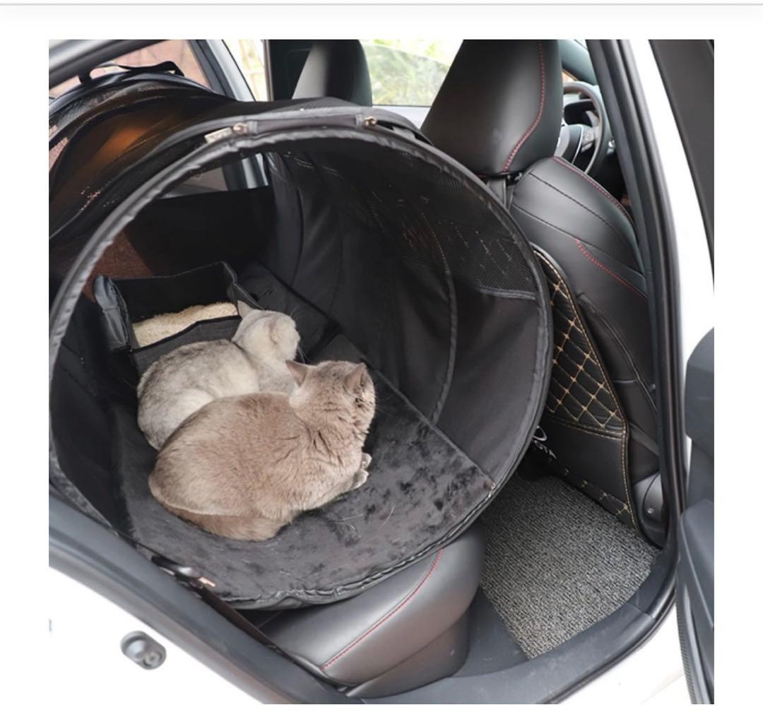 ペット用伸縮自在大容量カーシート　ゲージ