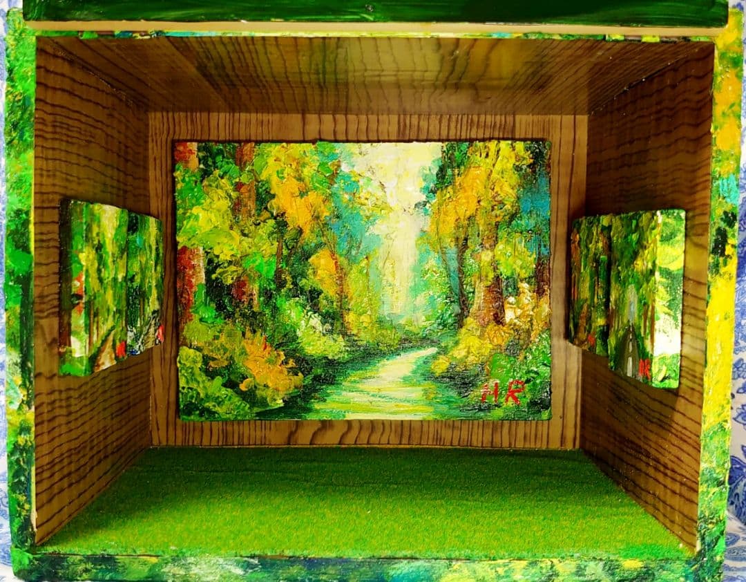 油絵 絵画 森の美術館