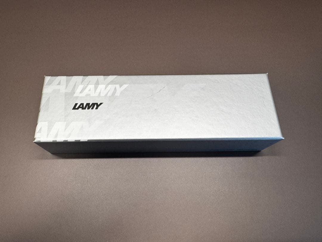 LAMY シルバー 万年筆箱付き