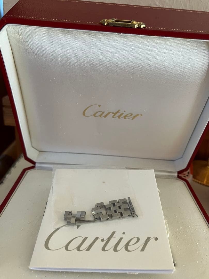カルティエ レディース シルバー コマ単品 部品 腕時計⭕️本日限定お値下げ‼️