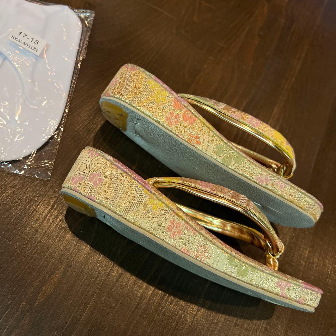 アンティーク 七五三 105cm前後 着物 作り帯 小物一式 フルセット 鼓 赤