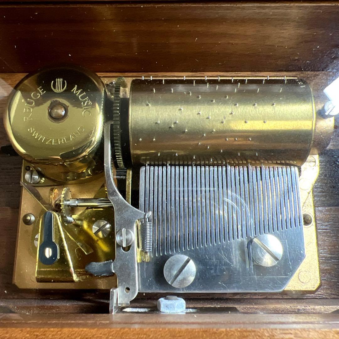 リュージュ　シリンダー式オルゴール1曲36弁　共箱　東Y7-1211☆1Fトヒト