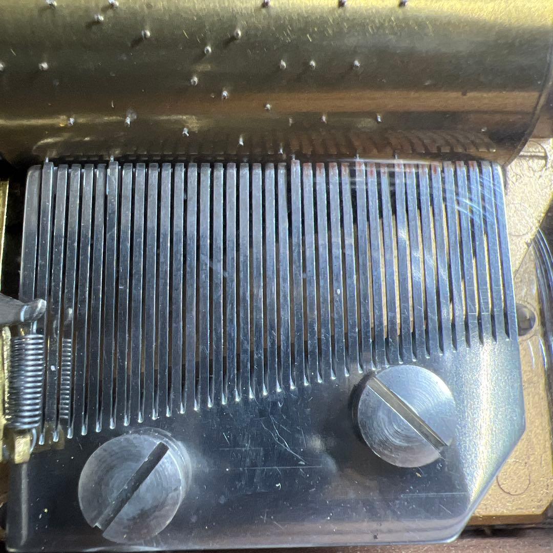 リュージュ　シリンダー式オルゴール1曲36弁　共箱　東Y7-1211☆1Fトヒト