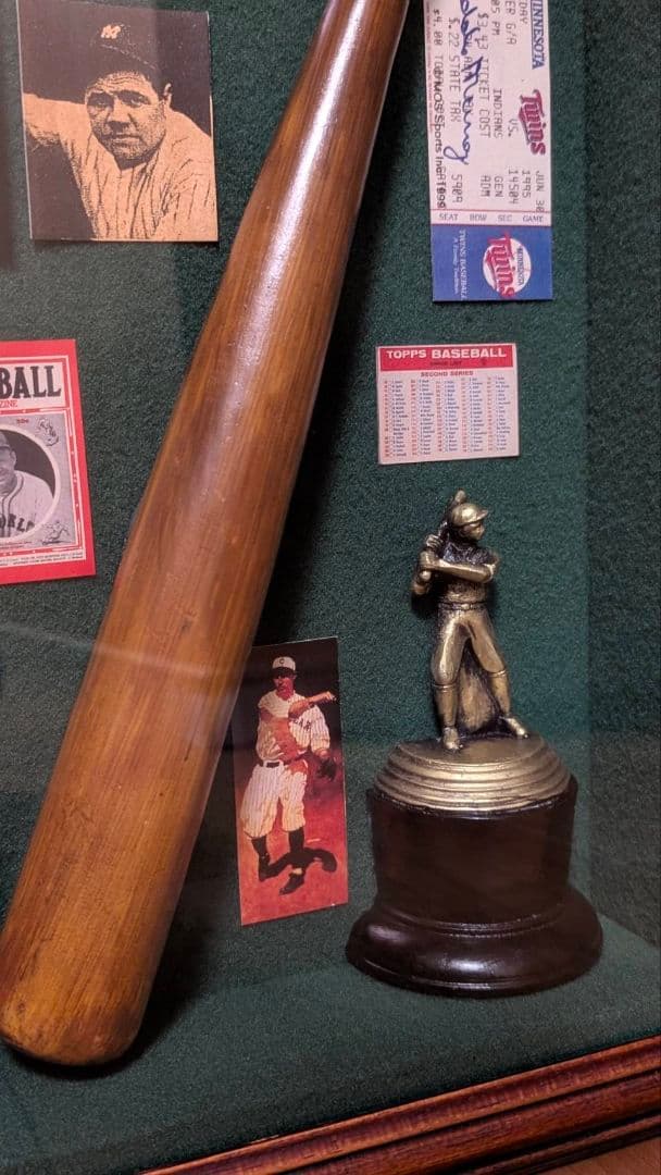 メジャーリーグ 大リーグ 記念品 ガラス額入りミニチュアコレクション