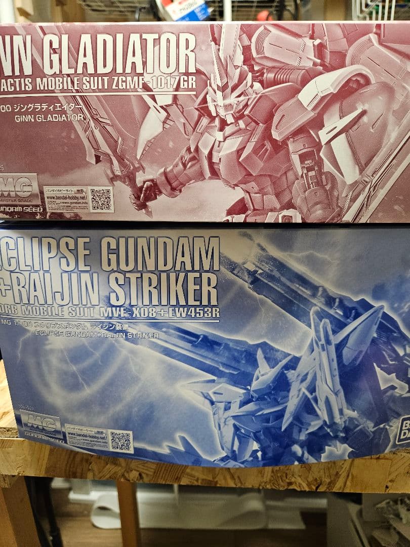 ナ*ツ様 MG エクリプスガンダム　ライジン装備　ジングラディエーター　プレバン