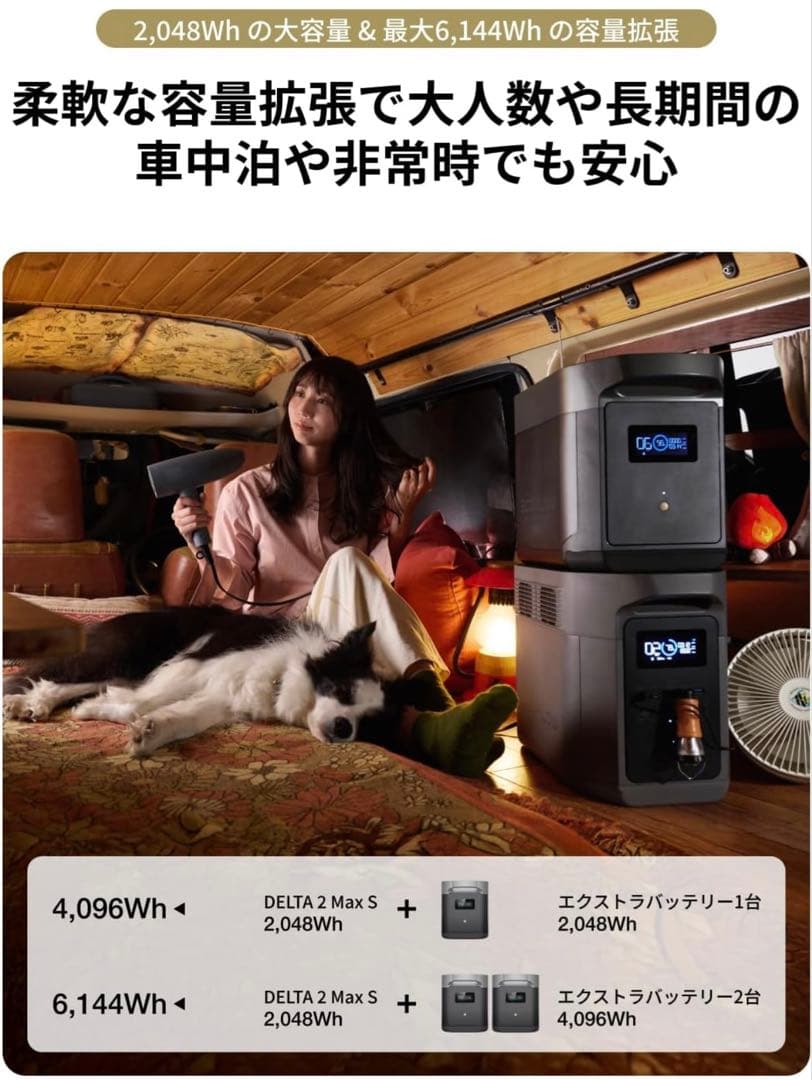 【新品未開封】 最新版DELTA 2 Max S エス2400W 254100円
