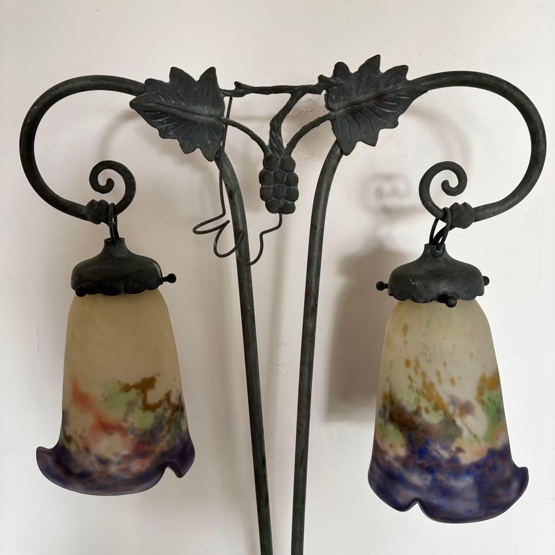 フランスミューラー Muller ツインテーブルランプ