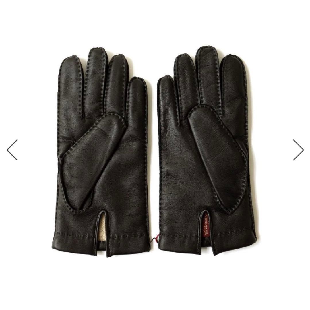 DENTS ペッカリー革 手袋 8サイズ 黒