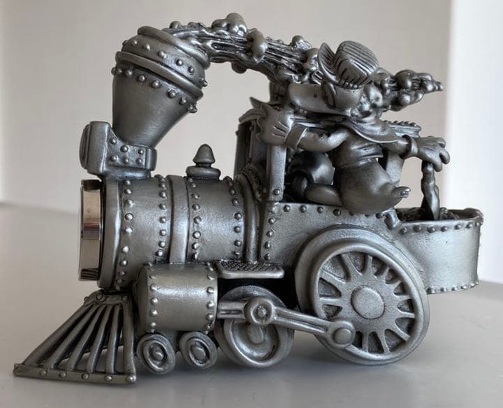 【超レア】ディズニー置時計 限定品 ミッキー＆ドナルド 機関車