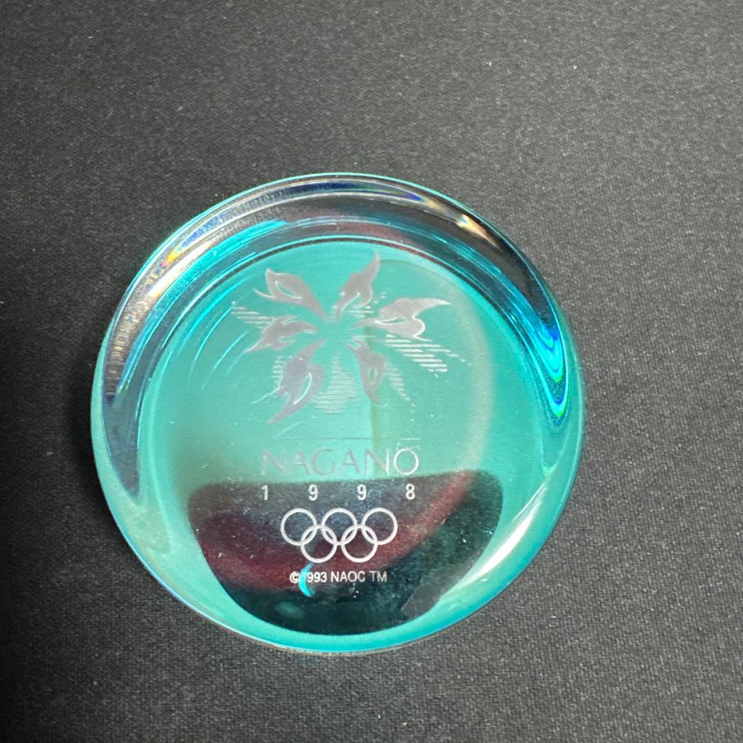 長野オリンピック記念ガラスプレート