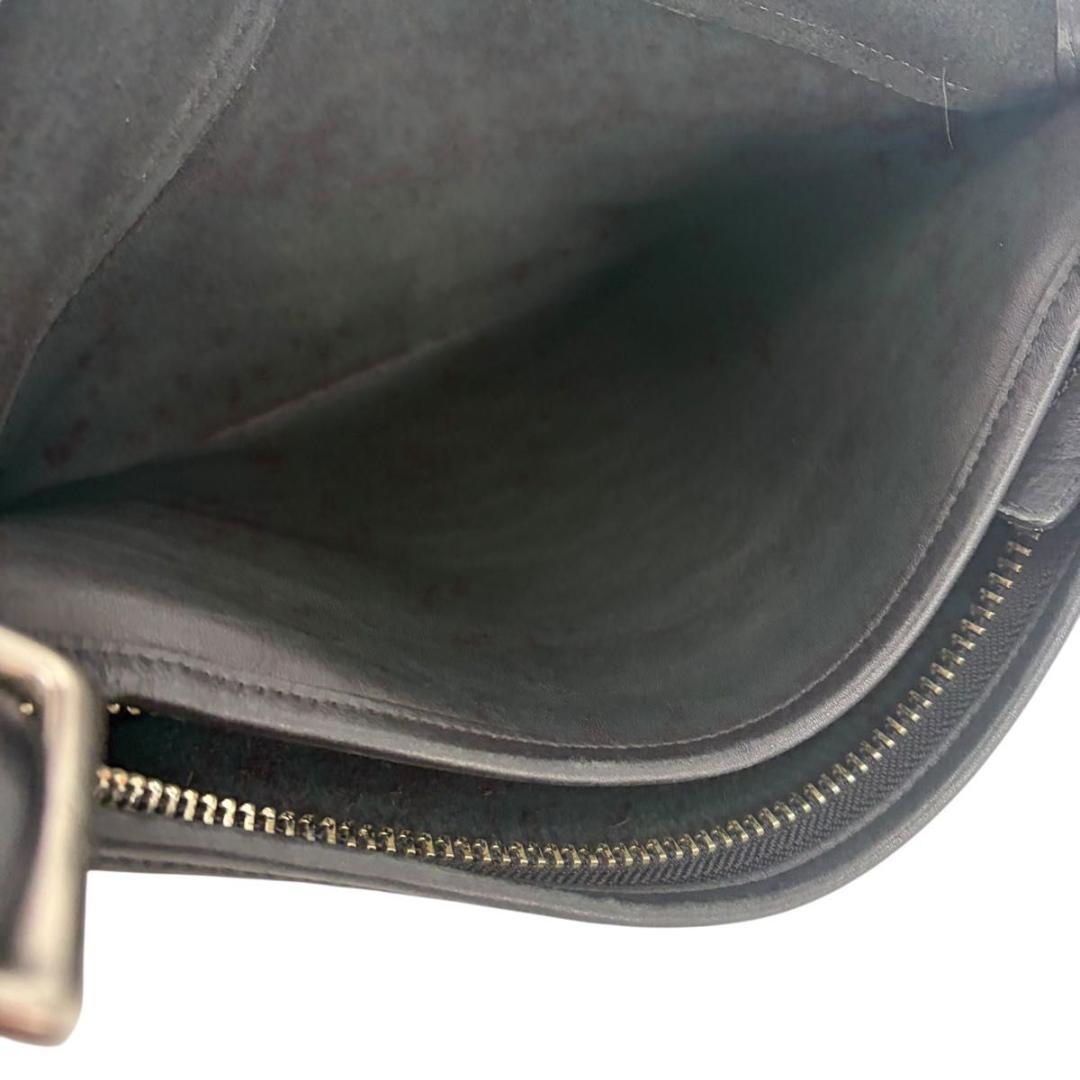 オールド コーチ レザー ショルダーバッグ 9951 ブラック 黒 ヴィンテージ