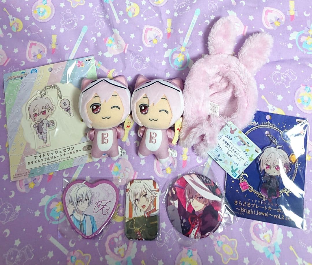 九条天　アイナナ　ドンぬい　太鼓の達人　缶バッジ　キーホルダー　うさぎパーカー