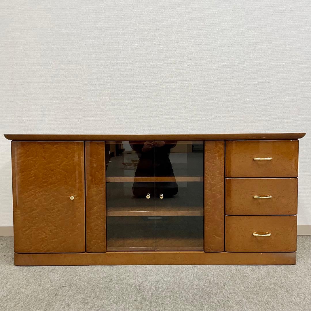 大塚家具【松創】(府中) ローボード \"バーズアイメイプル\"