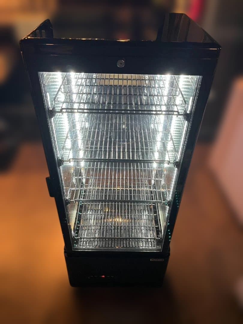 レマコム　業務用冷蔵ショーケース四段LED照明付き105L R4G-105SLB