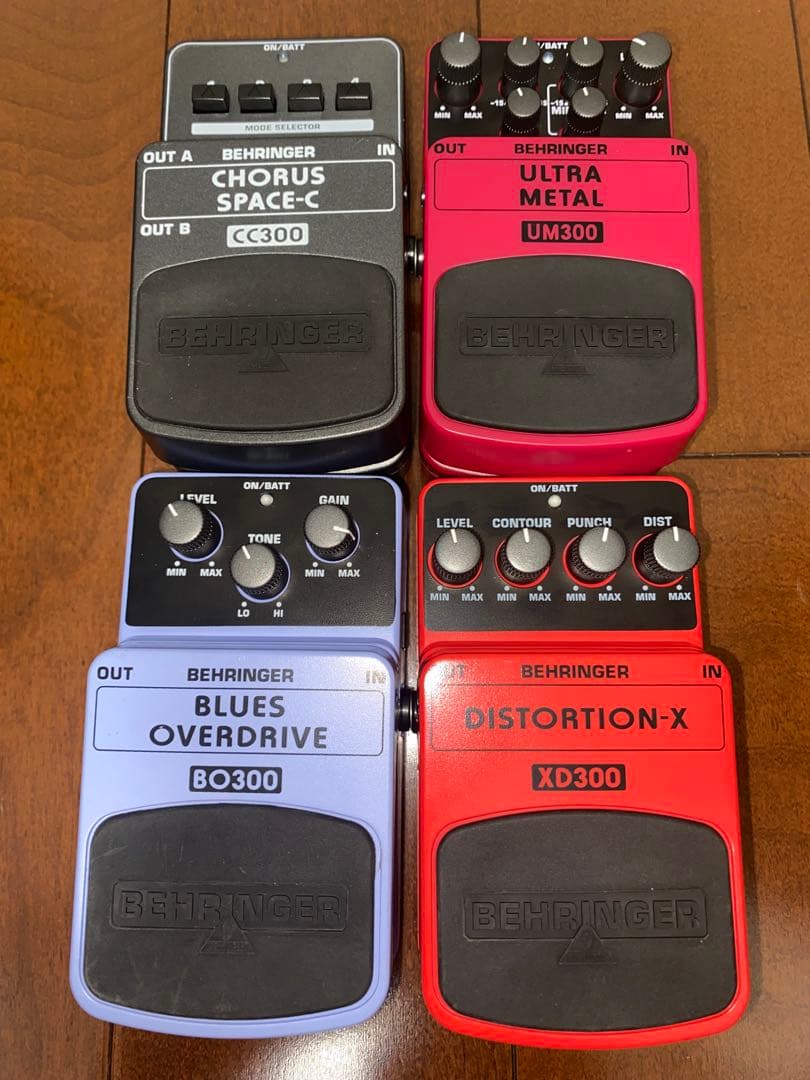 Behringer ギターエフェクター4点セット