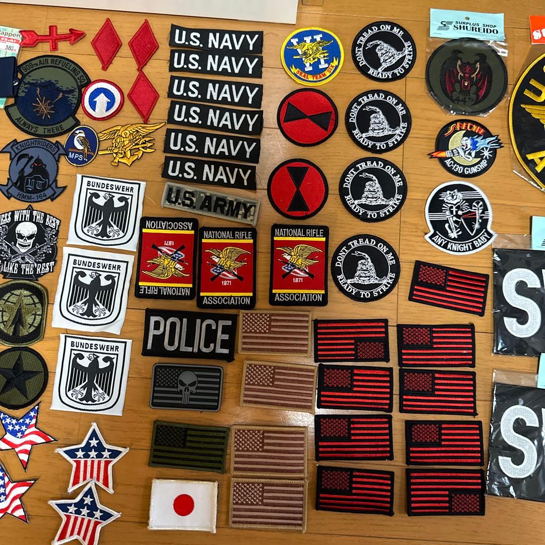 ミリタリーパッチセット多数