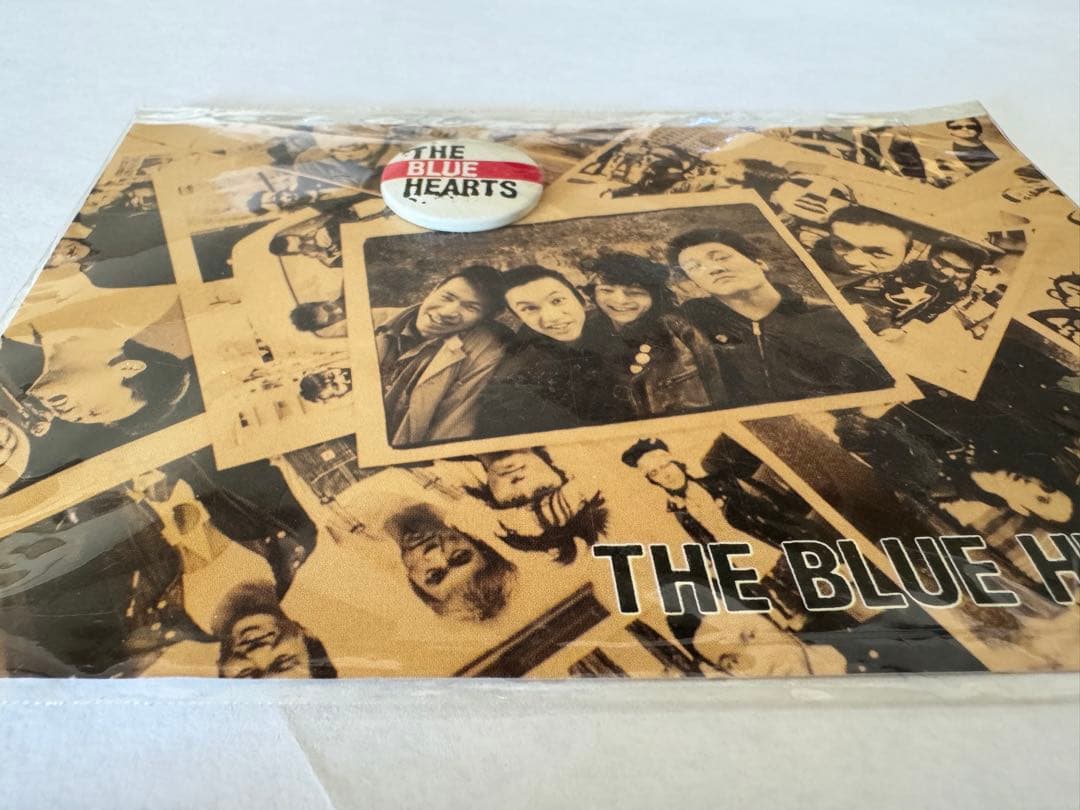 【非売品】ブルーハーツ集団　解散号付録  ピンバッチ&生写真風カード【袋付き】