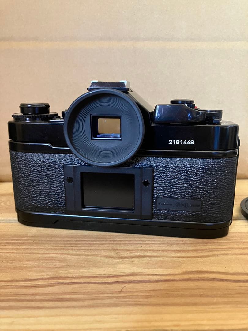 R*e様 Canon A-1 フィルム一眼レフカメラ 説明書、ストラップ付 極上
