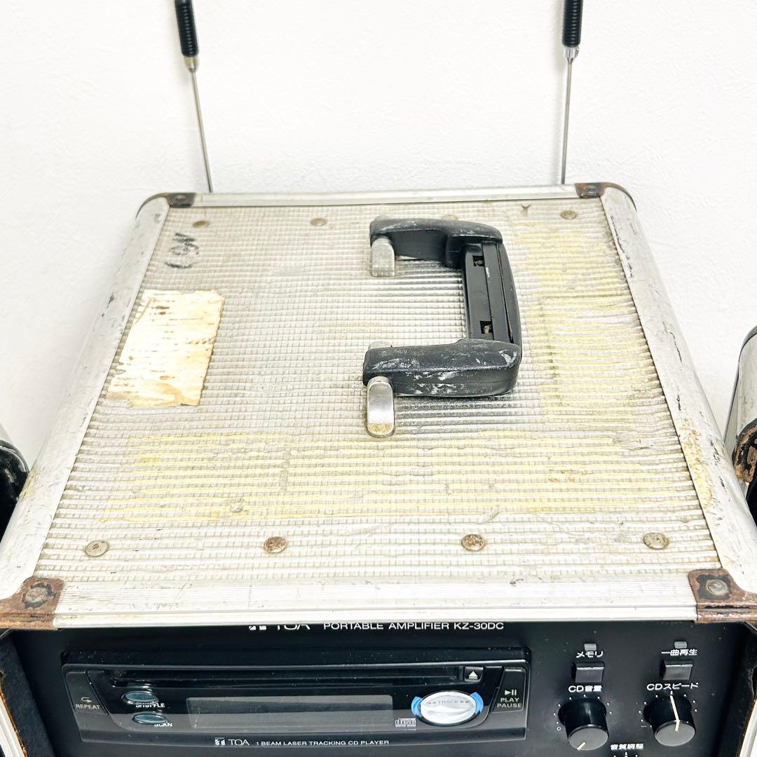 希少 現状品 TOA 移動用PAアンプシステム KZ-30DC ポータブル