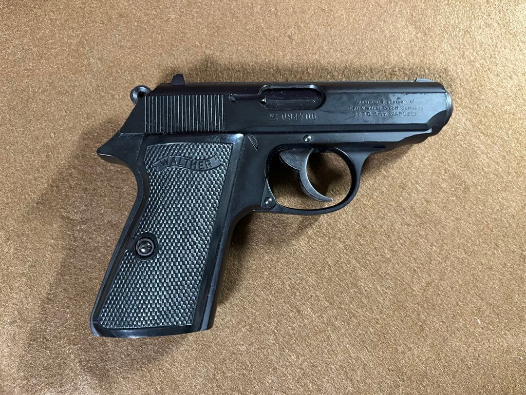 マルゼン ワルサーニューPPK/S ブラックモデル・NB-9800（ガスガン）