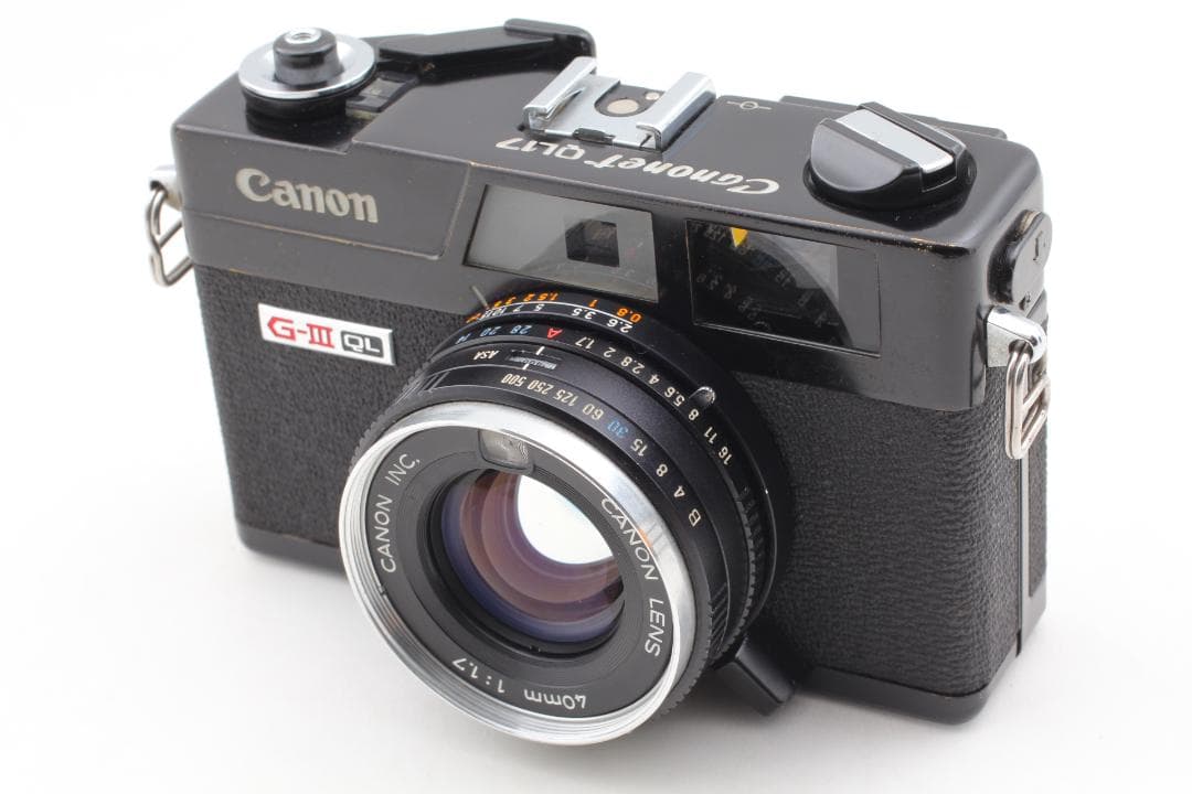 【整備済　美品】Canon Canonet QL17 GIIIブラック　1391