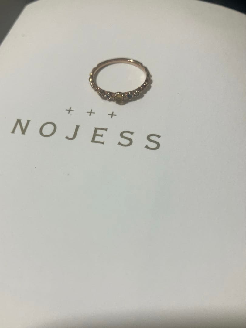 NOJESS オパール/アクアマリンピンキーリング　k10