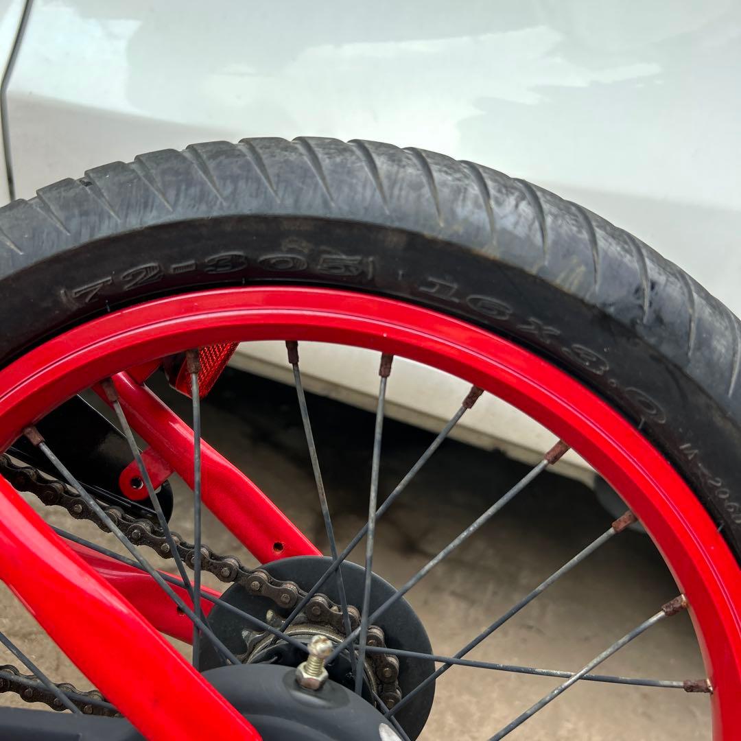 子供用自転車 ハマー(Hummer) 16インチ 赤色