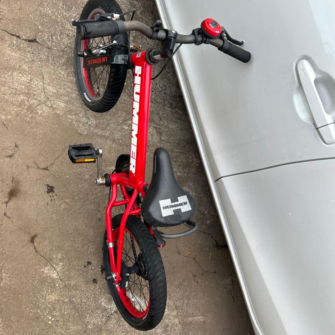 子供用自転車 ハマー(Hummer) 16インチ 赤色