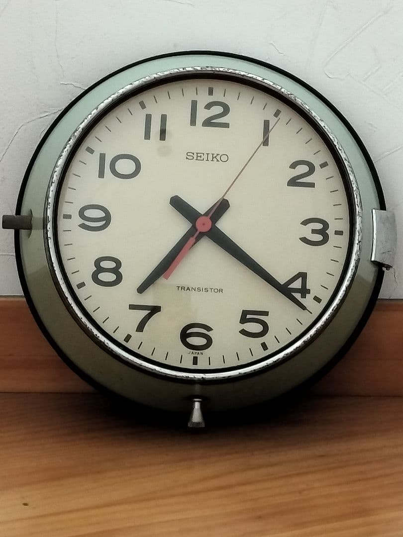 【昭和レトロ】SEIKOバス時計　船舶時計　TRANSISTOR TF531