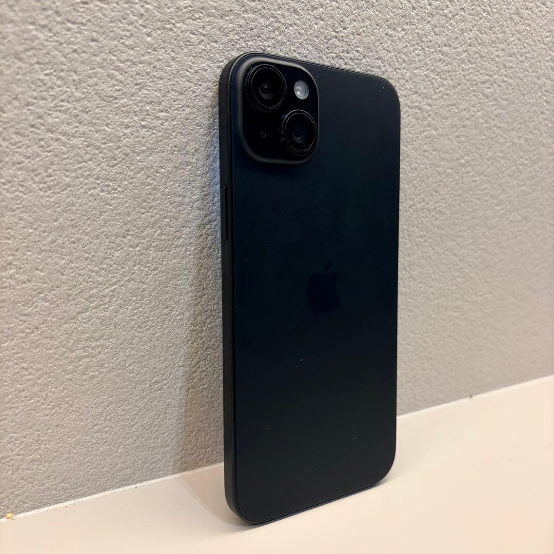 iPhone 15Plus 128GB ブラック TORRASケース付き